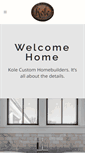 Mobile Screenshot of kolecustomhomebuilders.com
